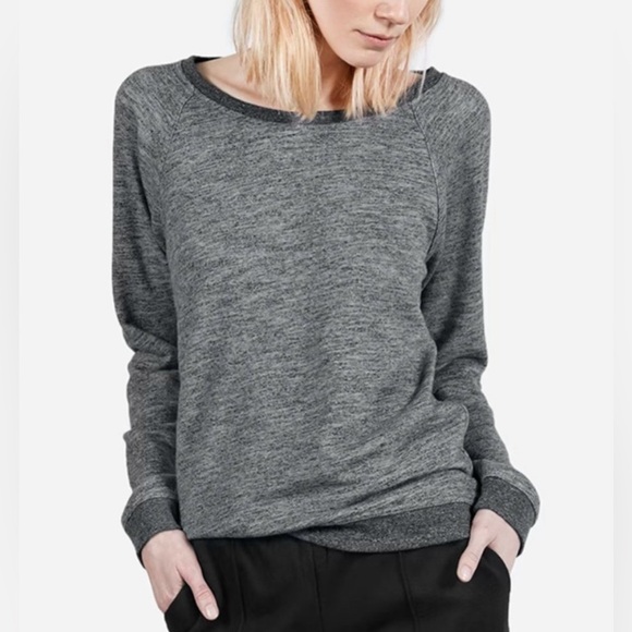 Evereve Tops - Evereve | The Crew Sweatshirt | Marled Grey | Small |‎ Like New!!